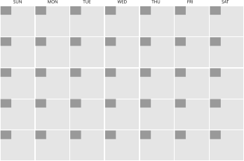SUN MON TUE WED THU FRI SAT