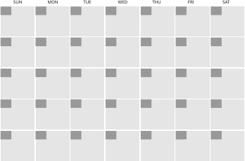 SUN MON TUE WED THU FRI SAT